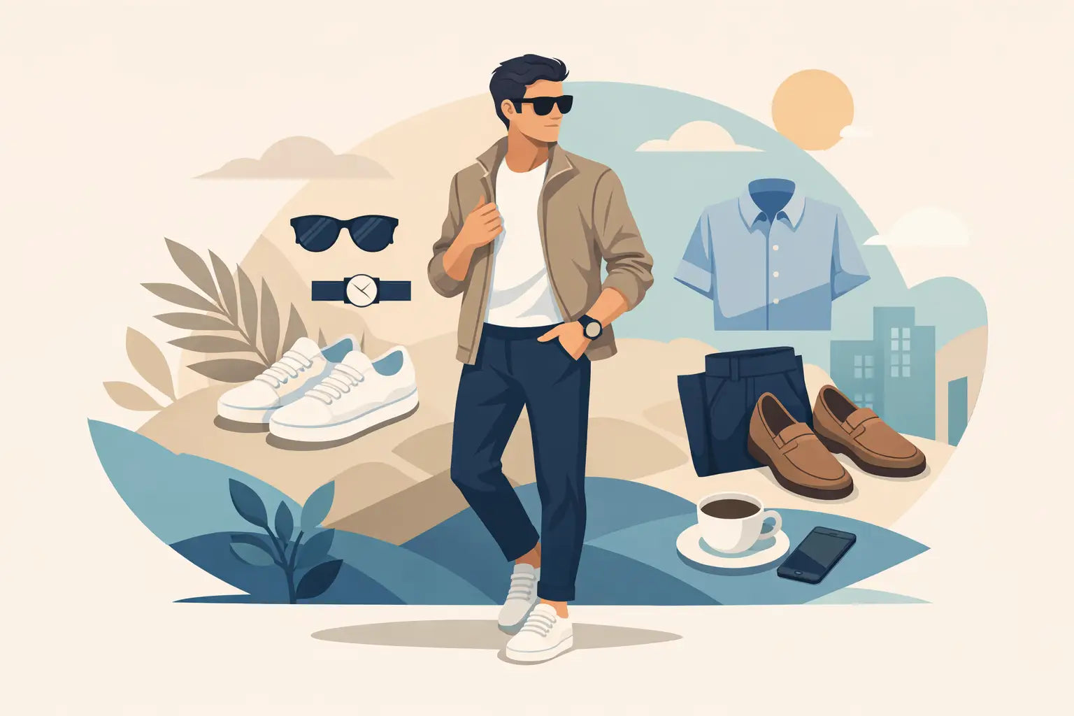 Mens Casual Wear That Looks Easy and Sharp
