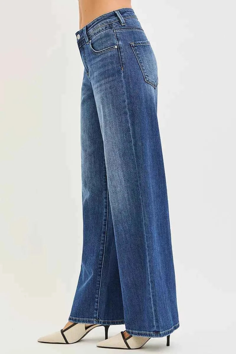 RISEN Slouchy Baggy Jeans with Pockets