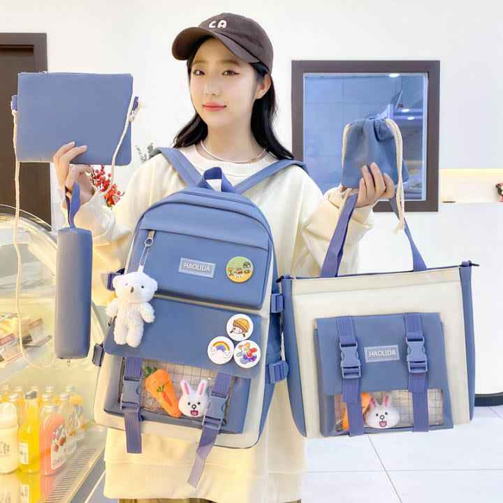 Girls' Large-Capacity School Travel Bag