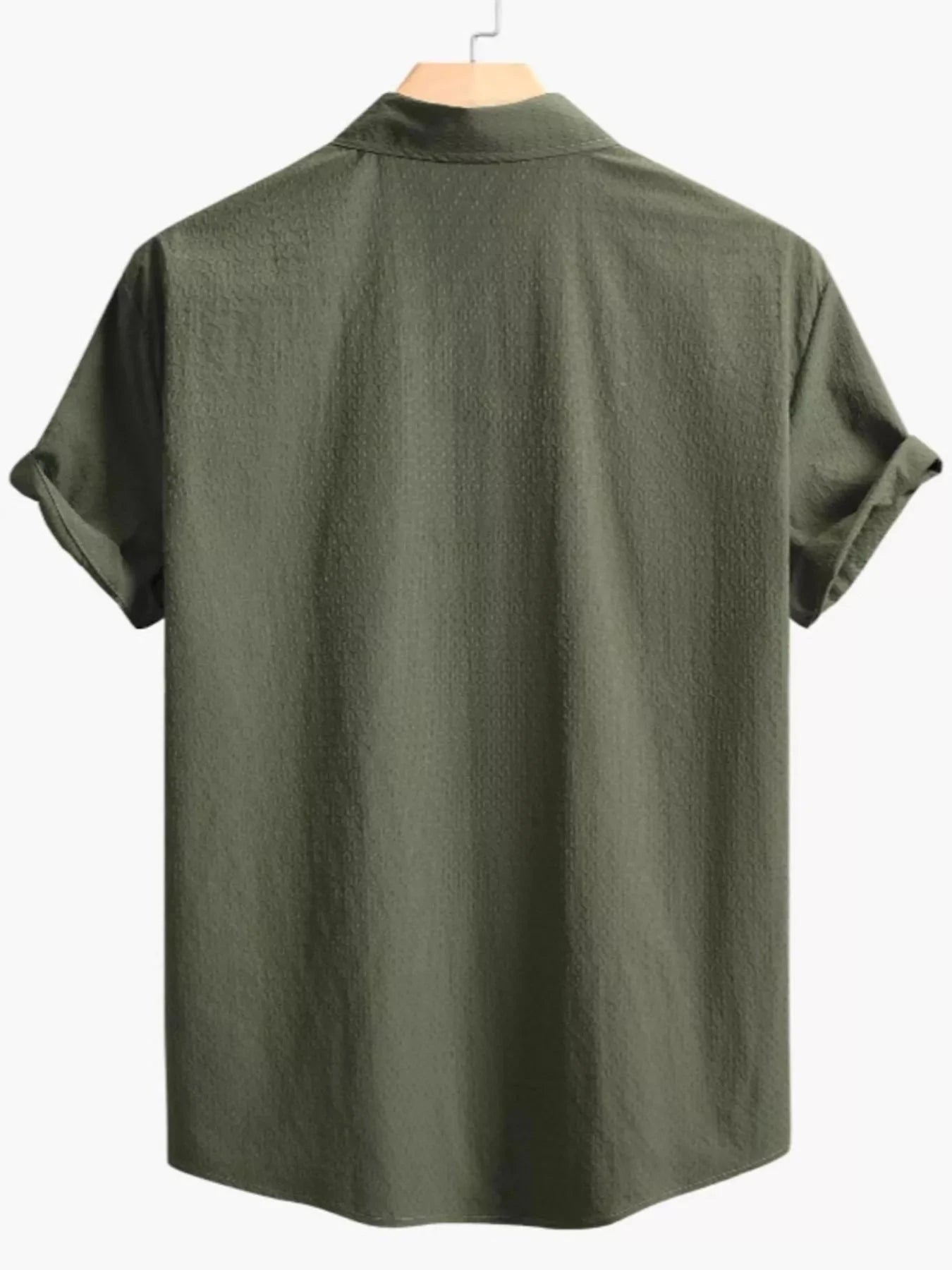 Men's Full Size Short-Sleeve Casual Shirt Plus Size