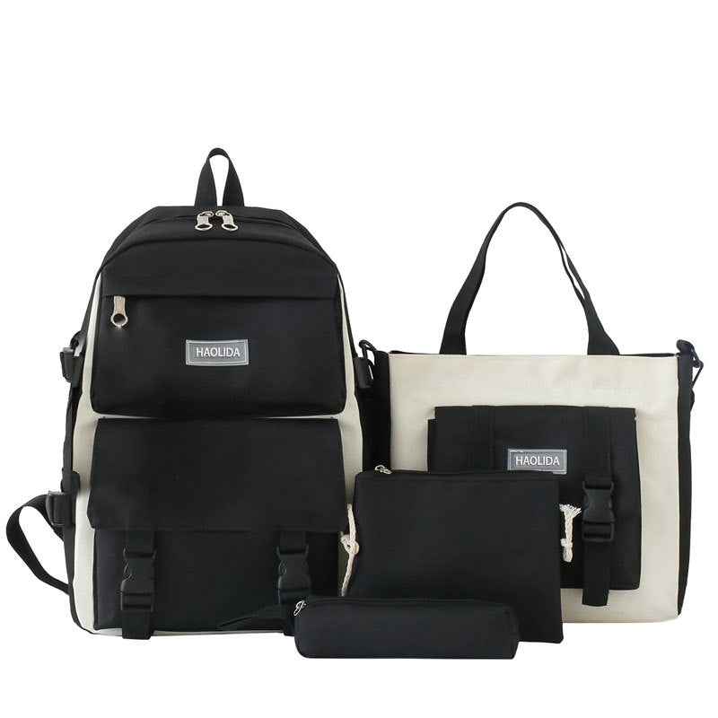Harajuku-style Large-Capacity Backpack Set