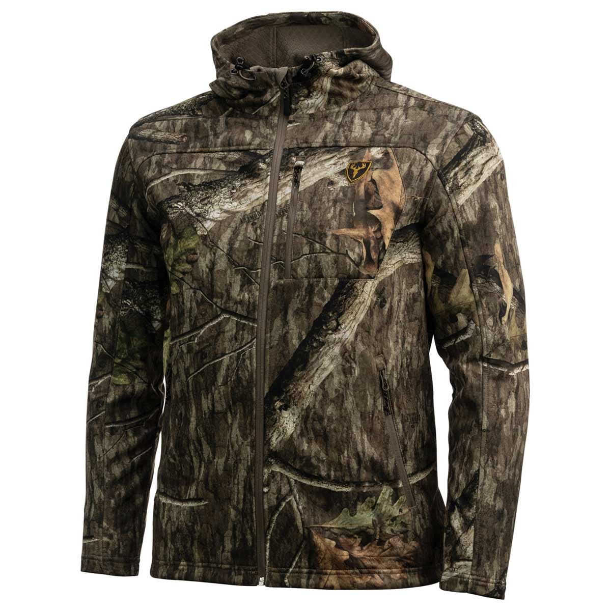 SCENTBLOCKER Scent Blocker Shield Series Silentec Midweight Jacket Camo Hunting Clothes for Men (MO Country Roots Large)