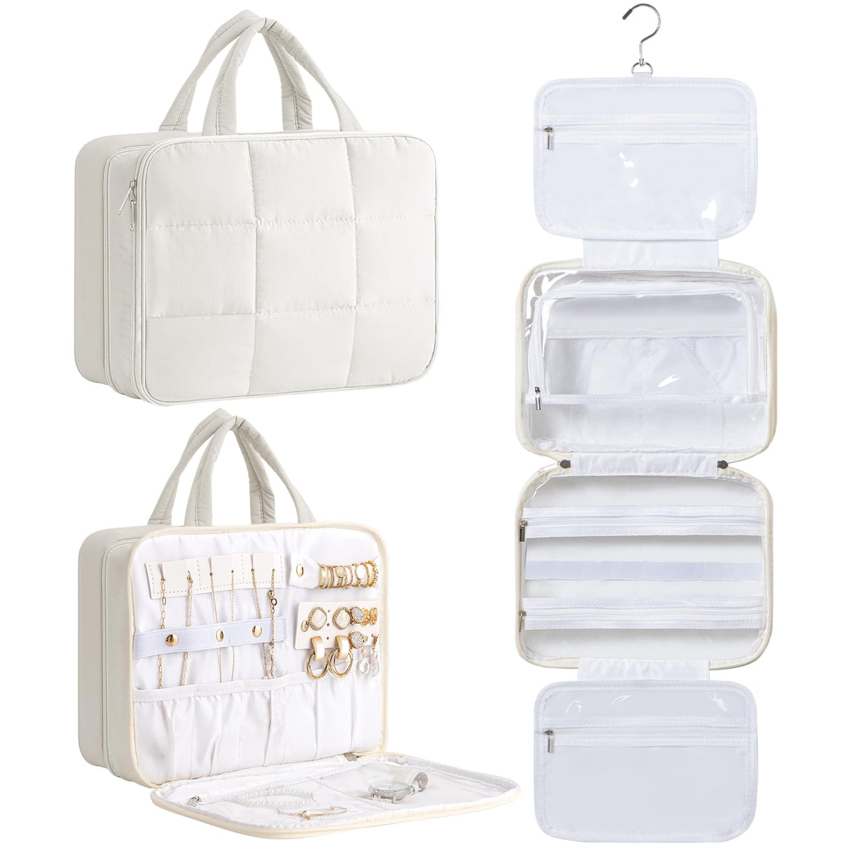 HBlife Travel Toiletry Bag: The Essential Hanging Companion for Stylish Travel - Amaryllisstores