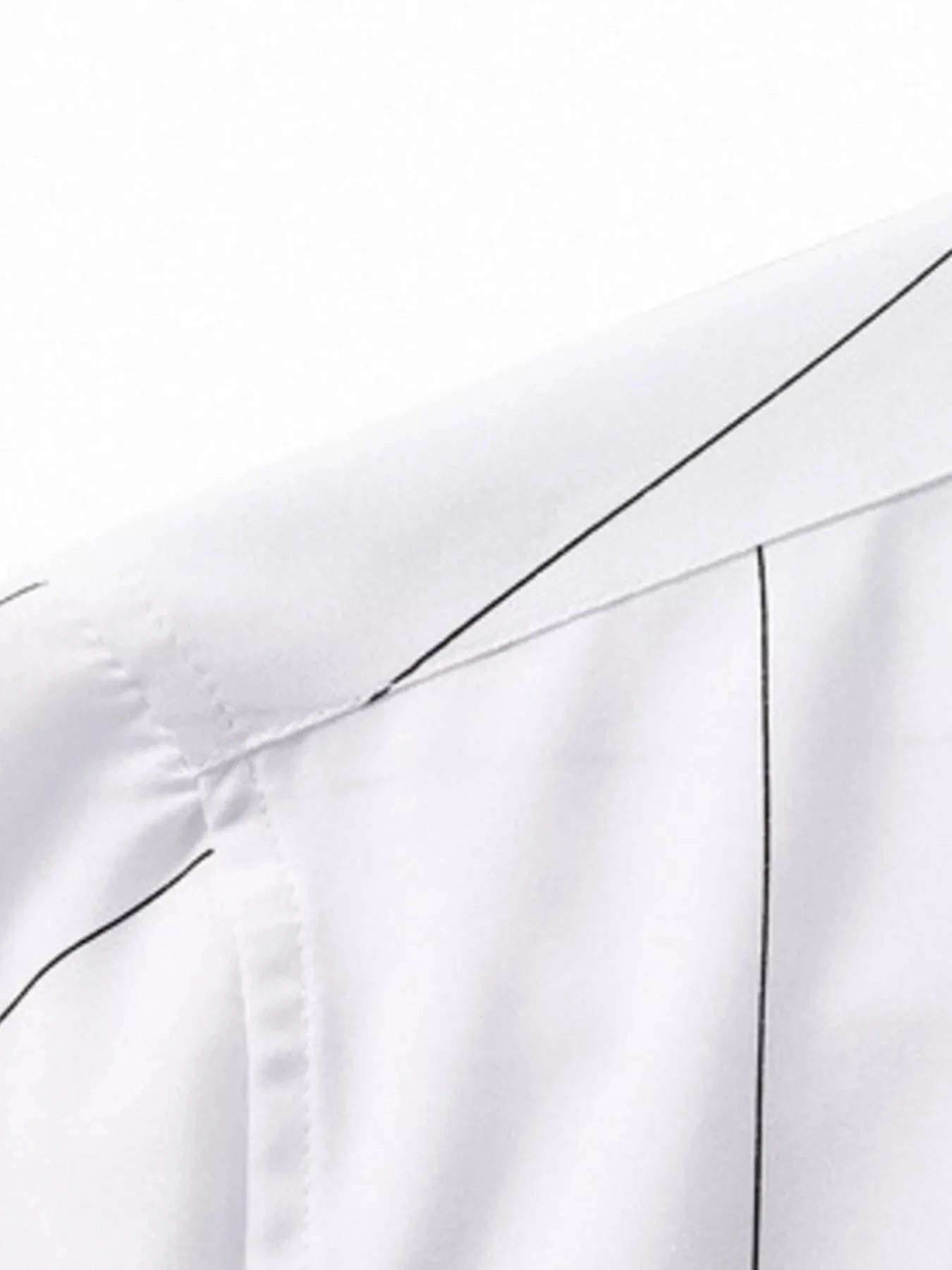 Men's Plus Size Stripe Button-Down Shirt