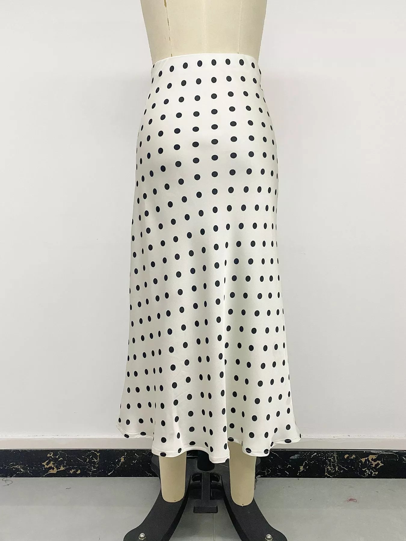 Polka Dot Midi Skirt. Polka Dot Midi Skirt
