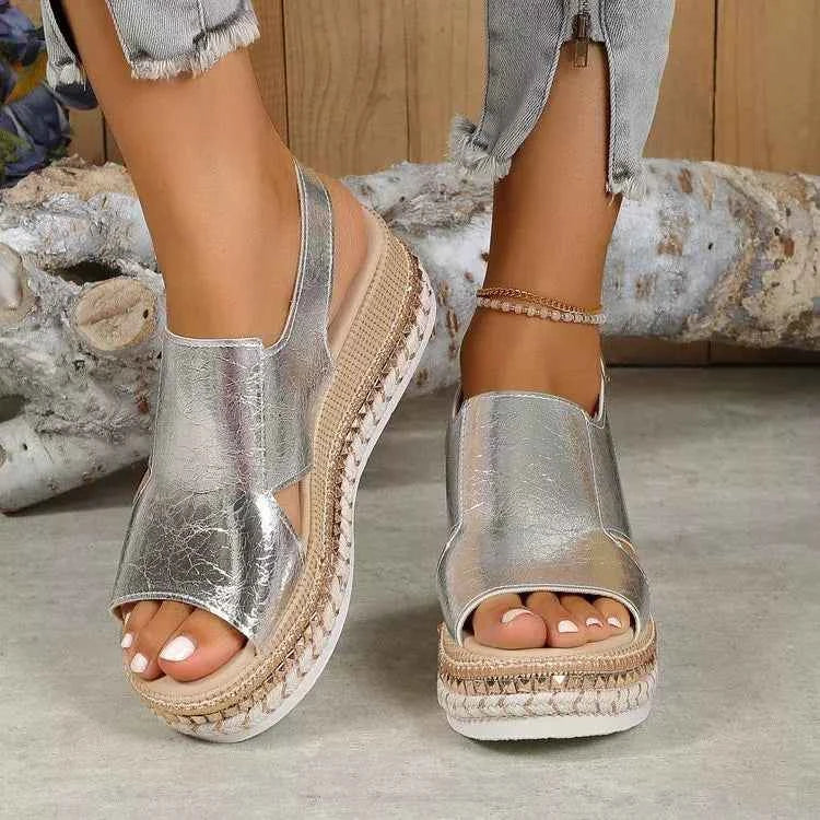Open Toe Wedge Sandals