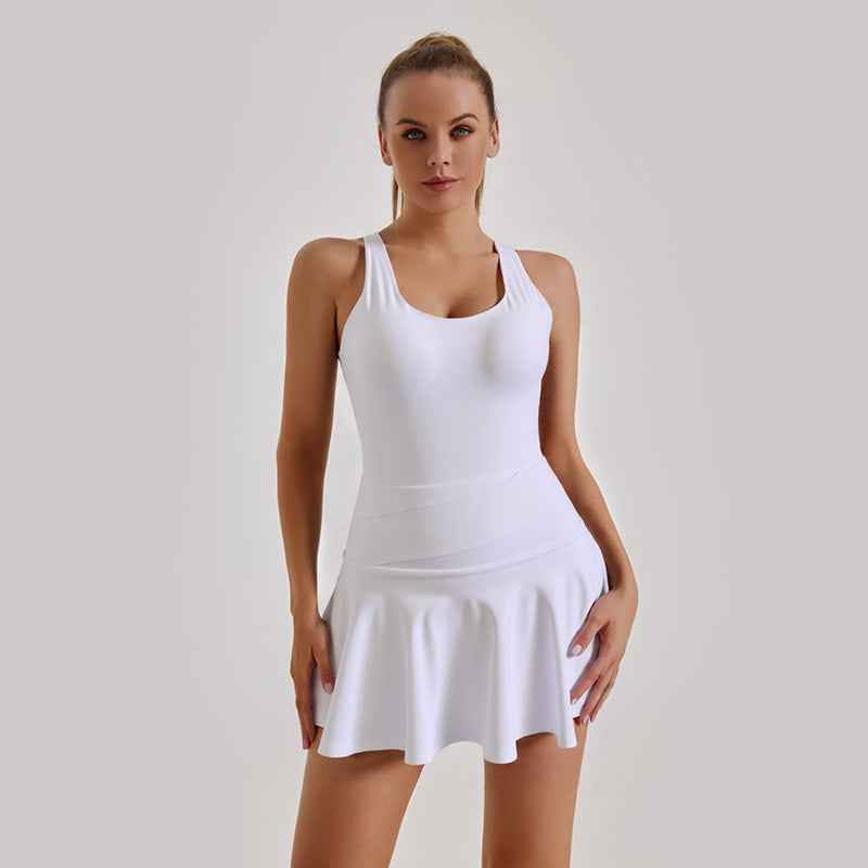 High-stretch Dresses, New Summer Nude Anti-walking Sports Dresses