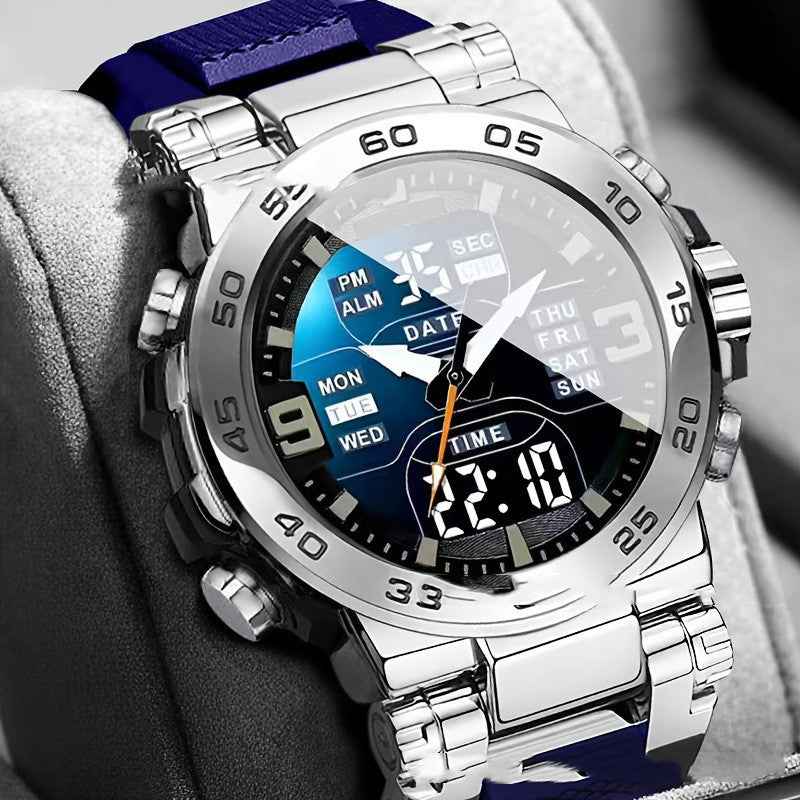 Waterproof Glow-in-the-Dark Sports Watch