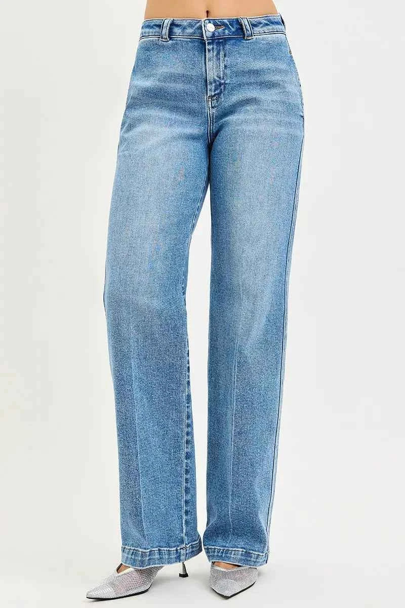 RISEN Slouchy Straight Jeans