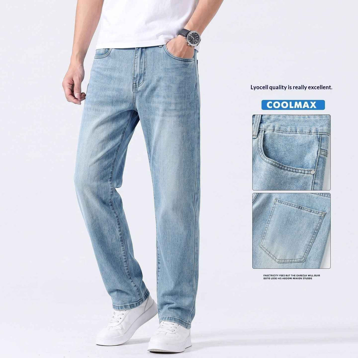 New AutumnWinter Tencel Jeans For Men
