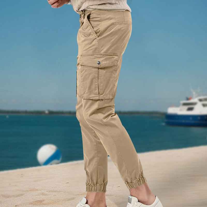 Multi-Pocket Cargo Jogger Pants