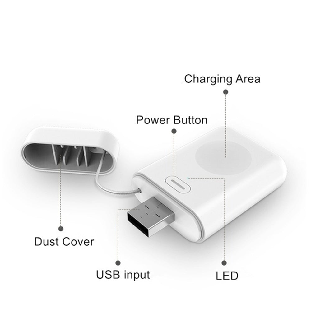 Mini Wireless Charger for Smartwatches - Effortless Charging Anywhere - Amaryllisstores