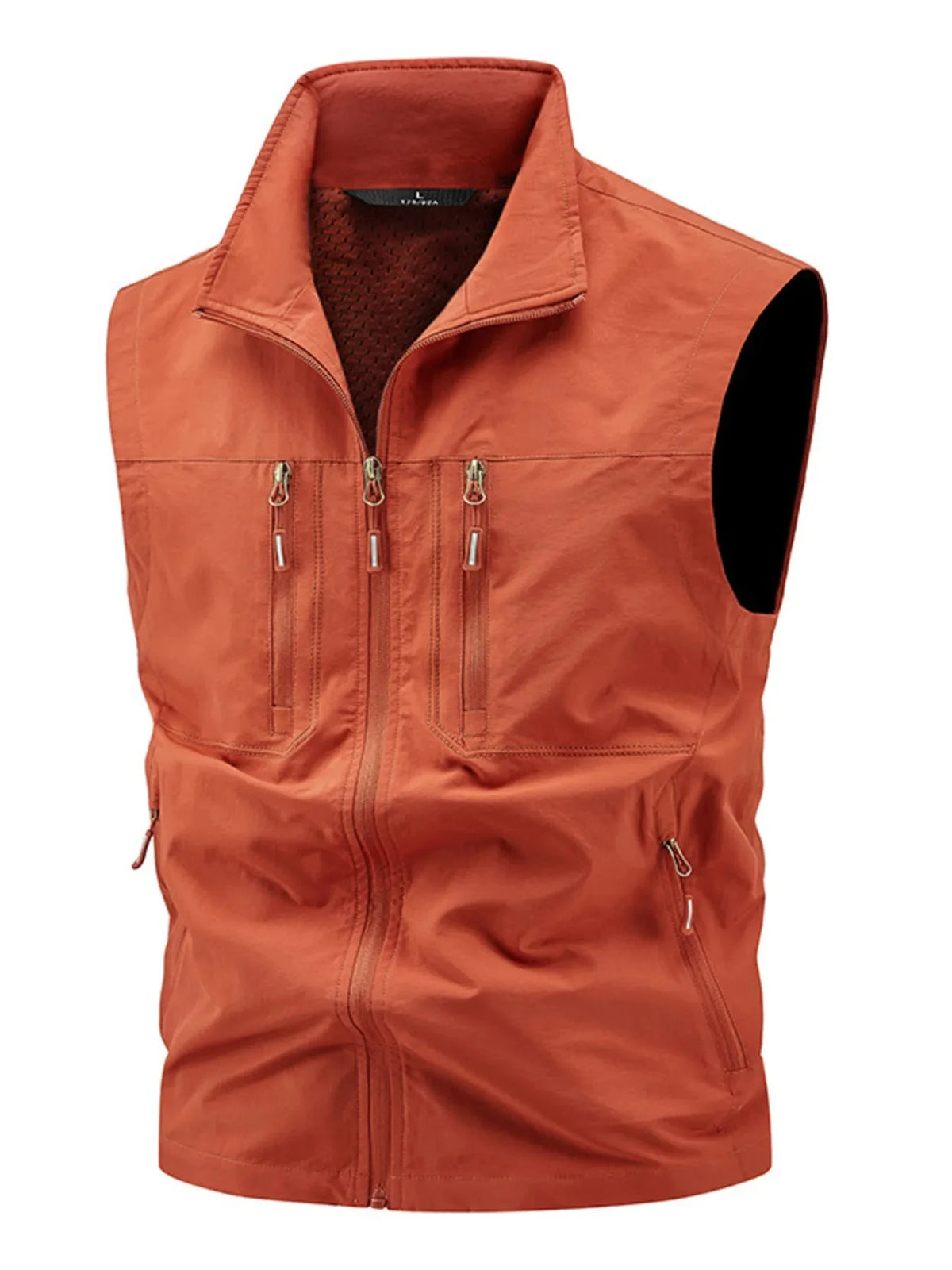 Men's Plus Size Lightweight Multi-Pocket Outdoor Vest