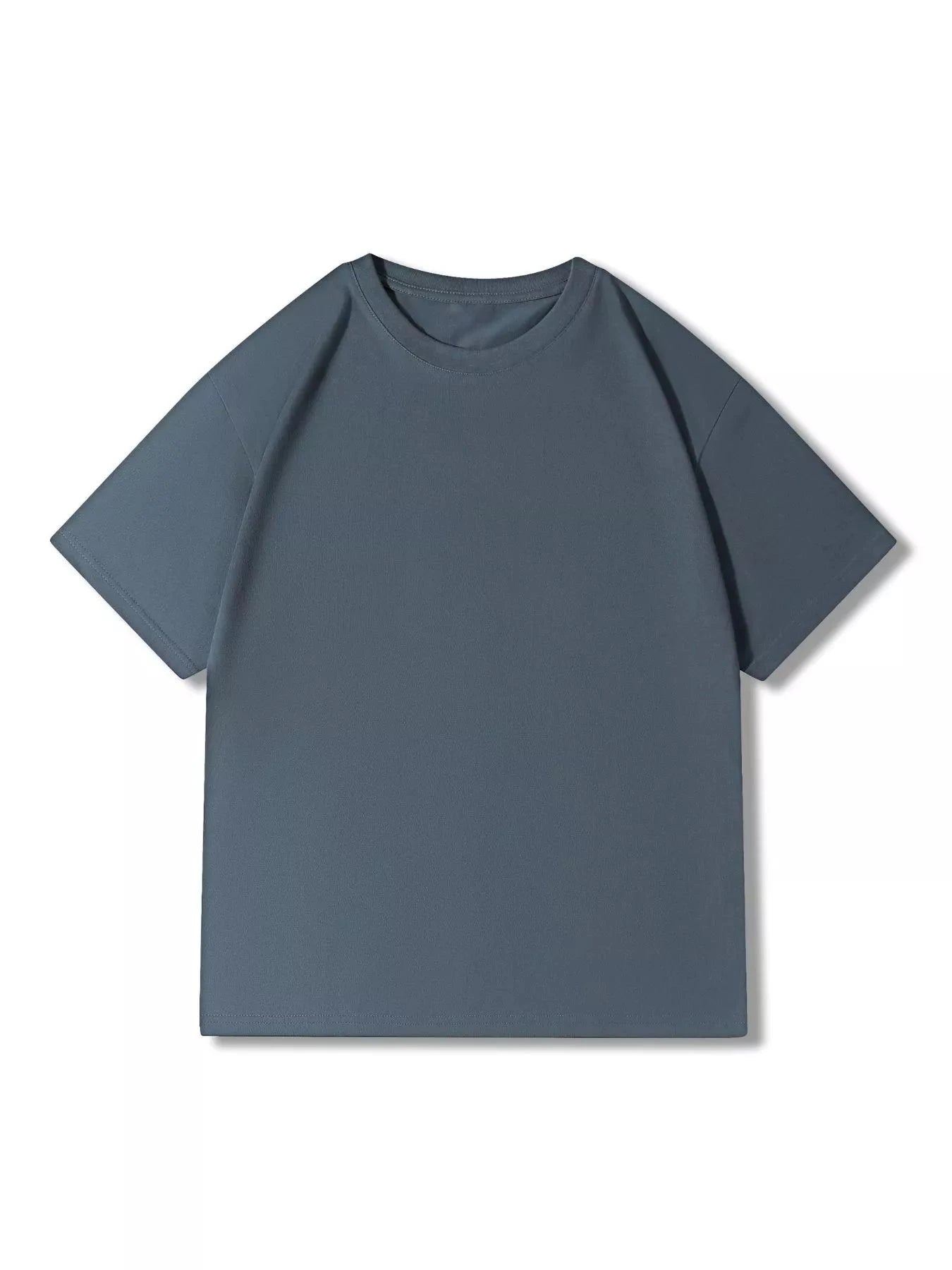 Men's Full Size Classic Crew Neck Solid Color T-Shirt Plus Size