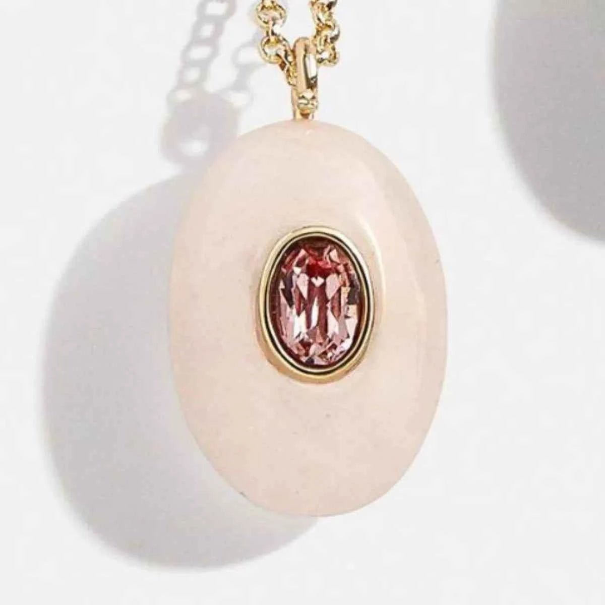 Natural Stone Pendant Necklace