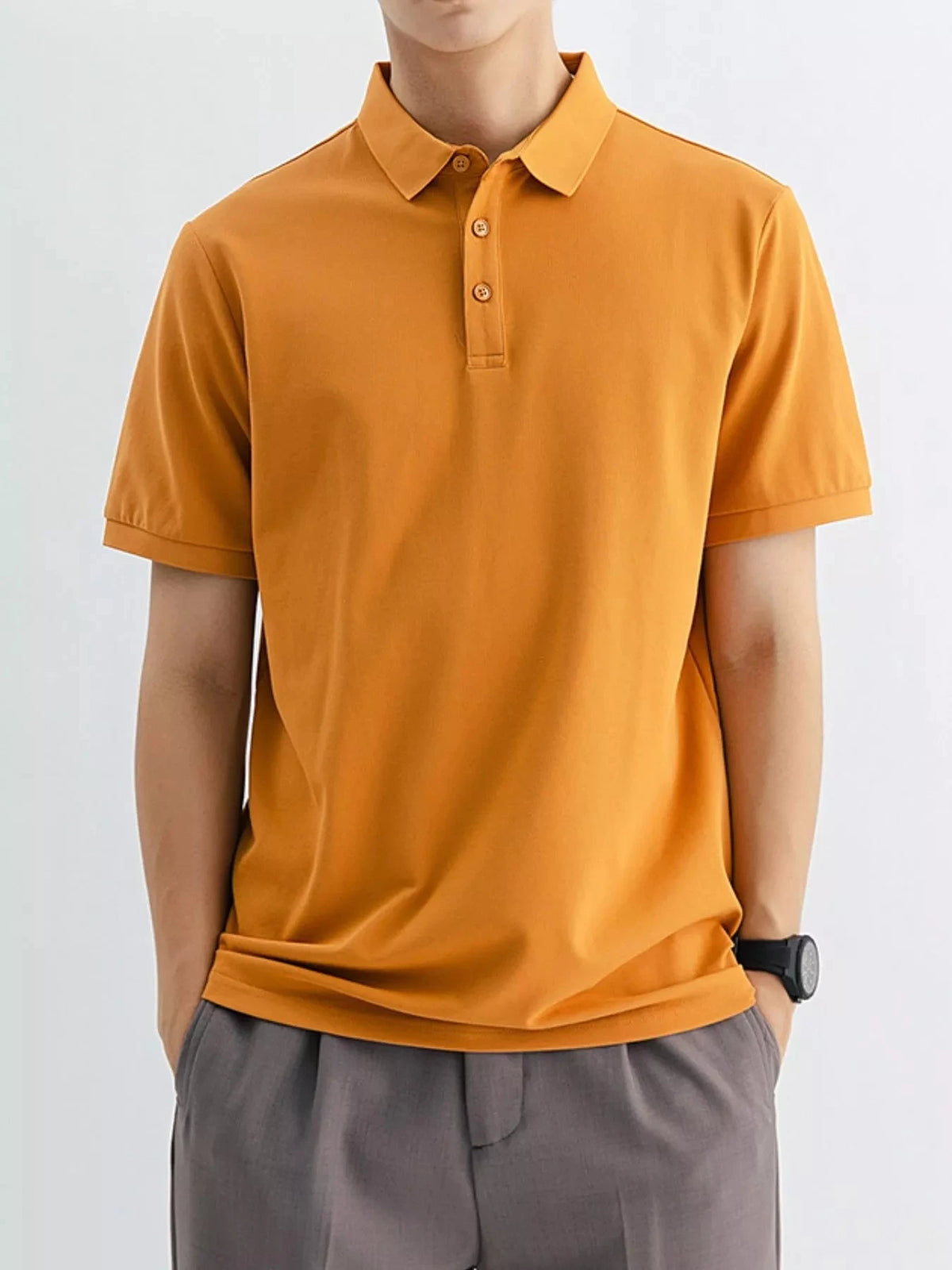 Men's Plus Size Classic Fit Short Sleeve Polo