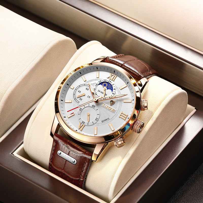 Men's Luminous Chronograph Quartz Watch
