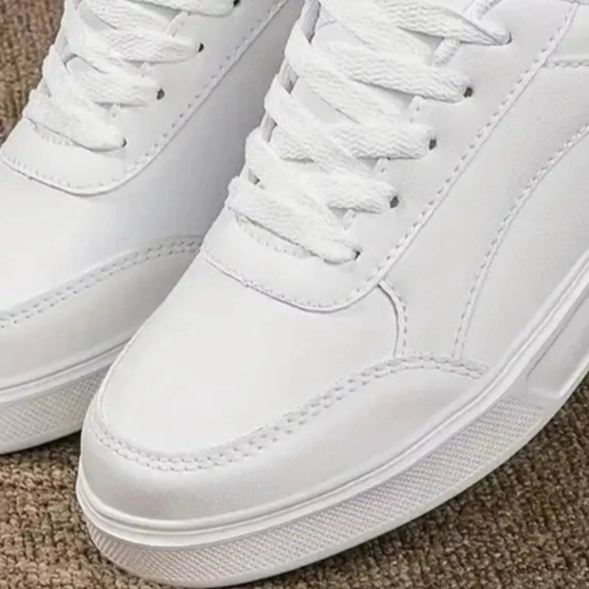 Round Toe Lace Up Sneakers
