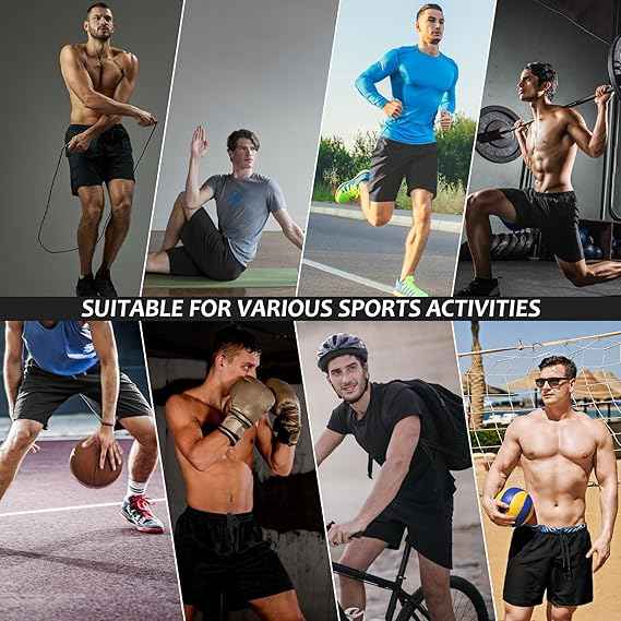 Men's 2-in-1 Sauna Sweat Shorts with Compression Liner