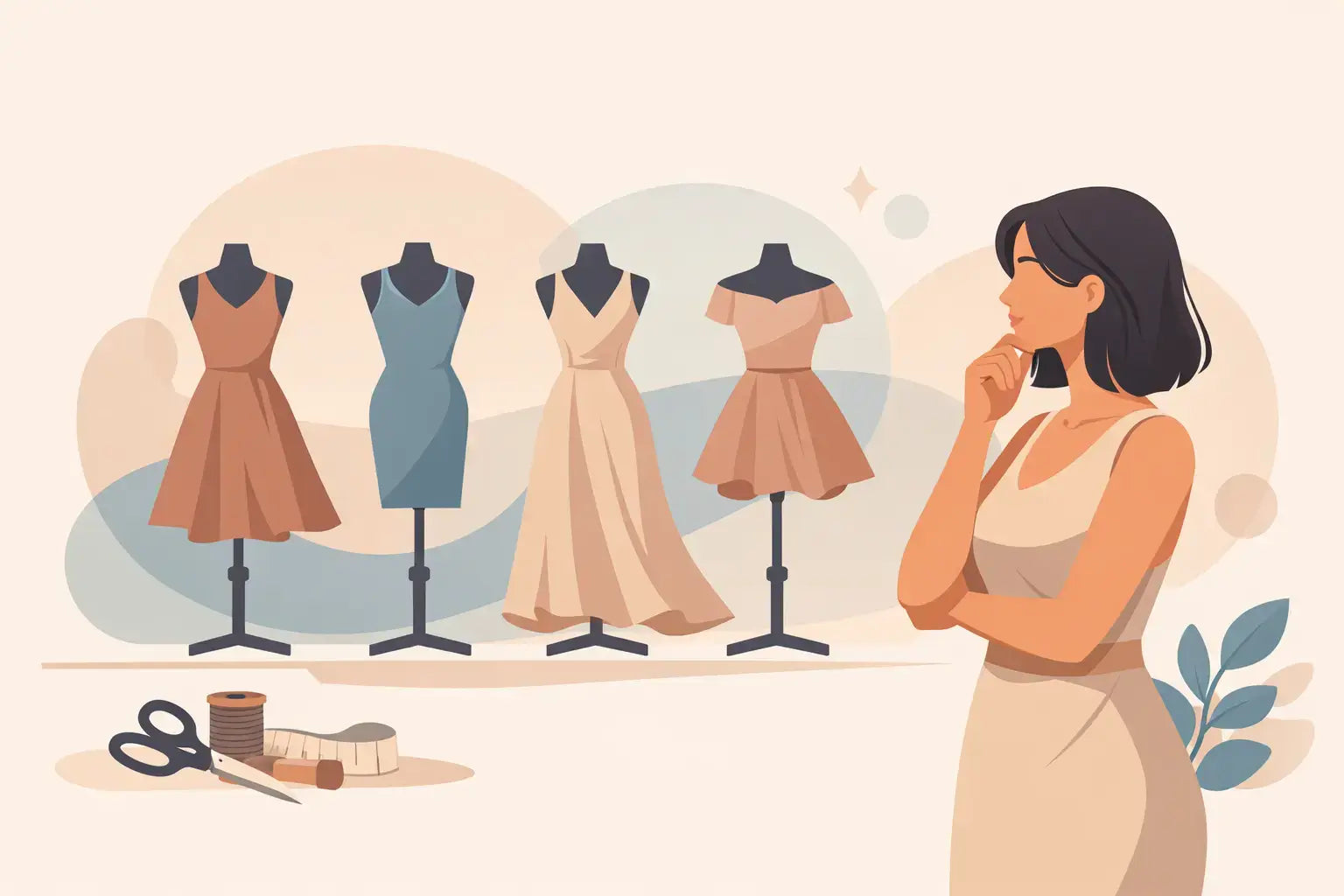 How to Choose Flattering Dress Silhouettes