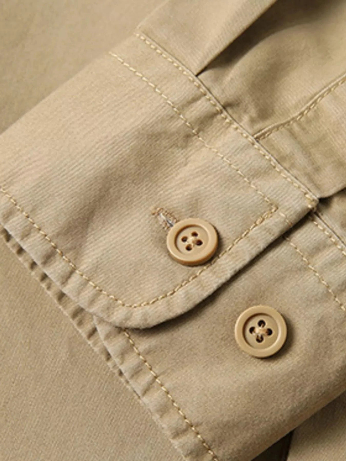 Men's Plus Size Casual Long-Sleeve Shirt