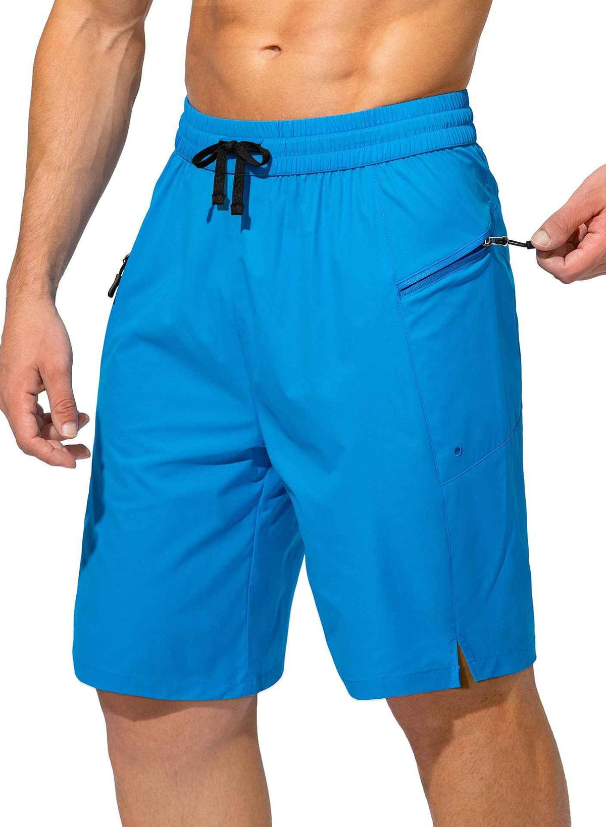 Men's Quick-Dry Drawstring Beach Shorts