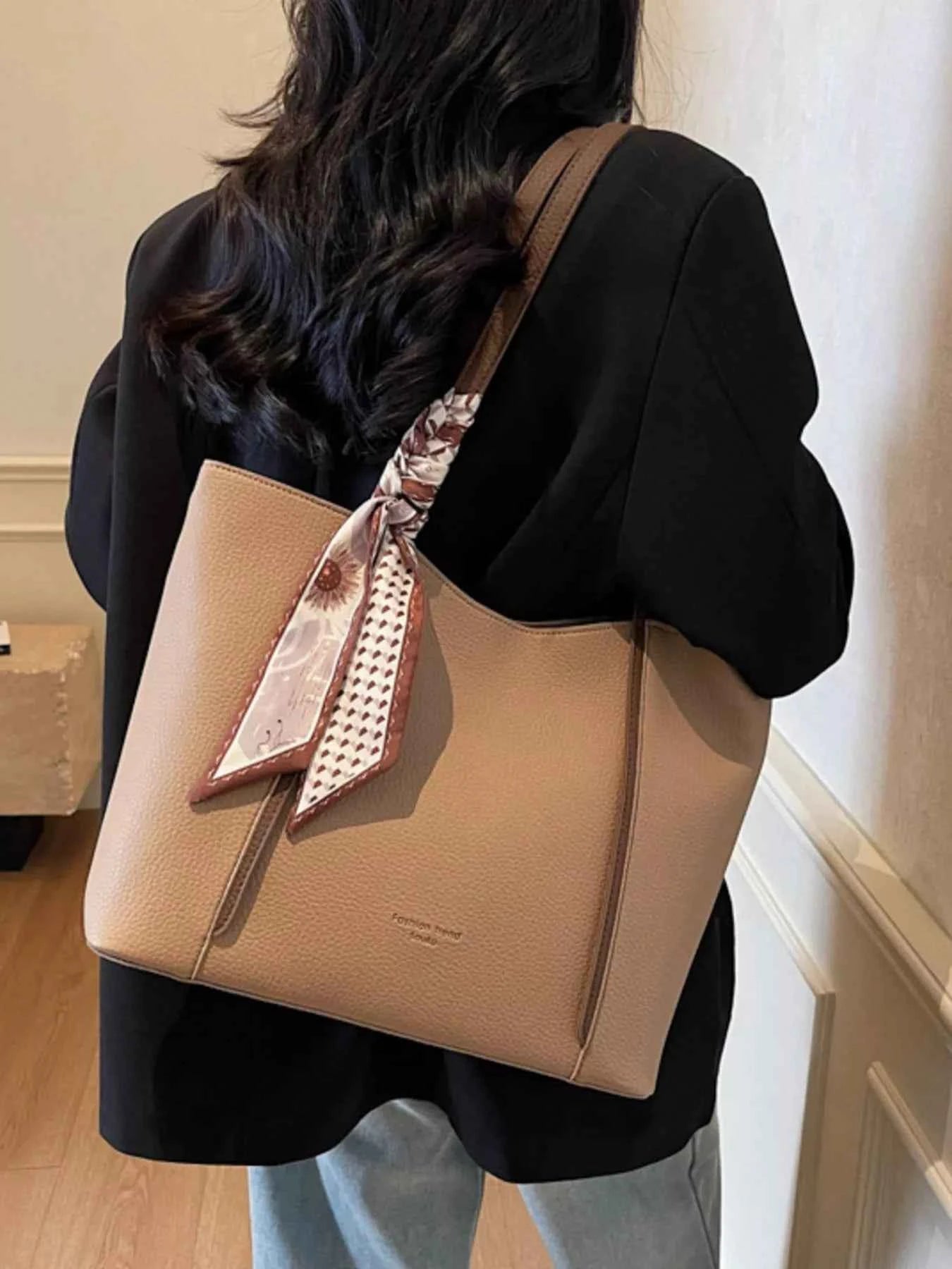 PU Leather Tote Bag
