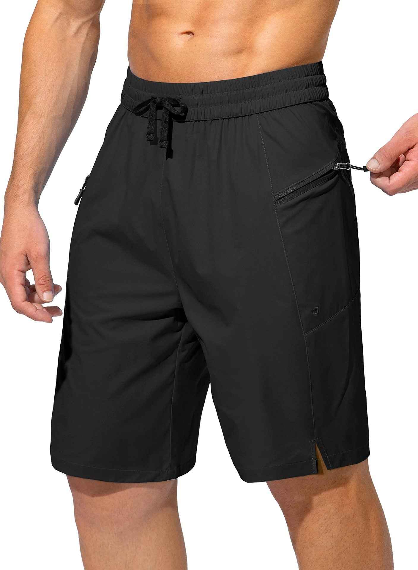 Men's Quick-Dry Drawstring Beach Shorts