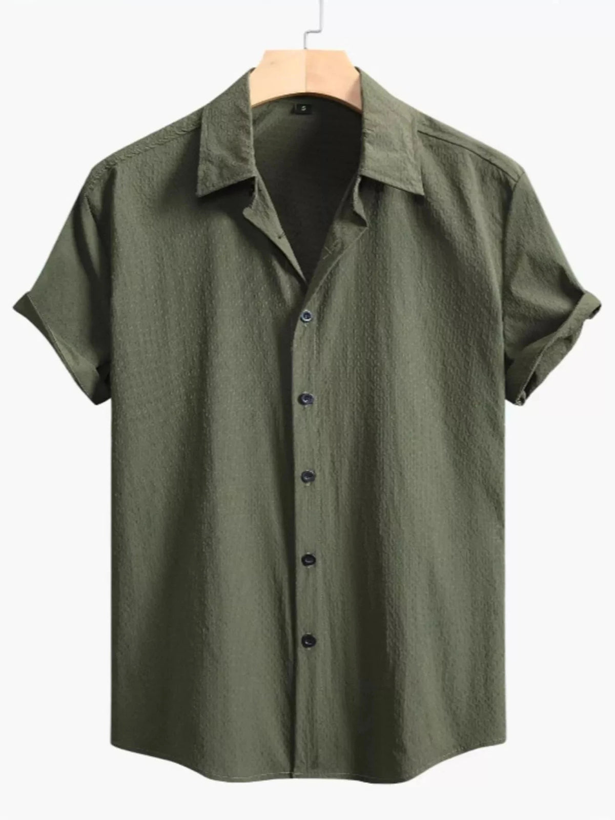 Men's Full Size Short-Sleeve Casual Shirt Plus Size