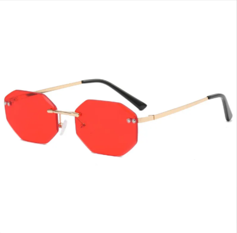 Modern Frameless Polygon Sunglasses: Elevate Your Style and Protect Your Eyes - Amaryllisstores