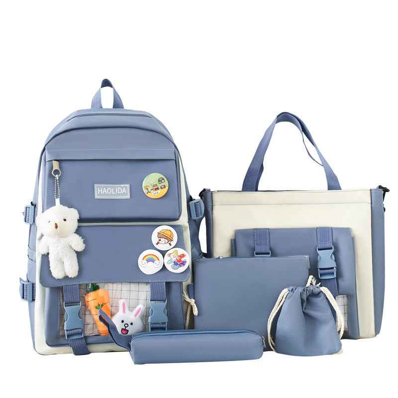 Girls' Large-Capacity School Travel Bag