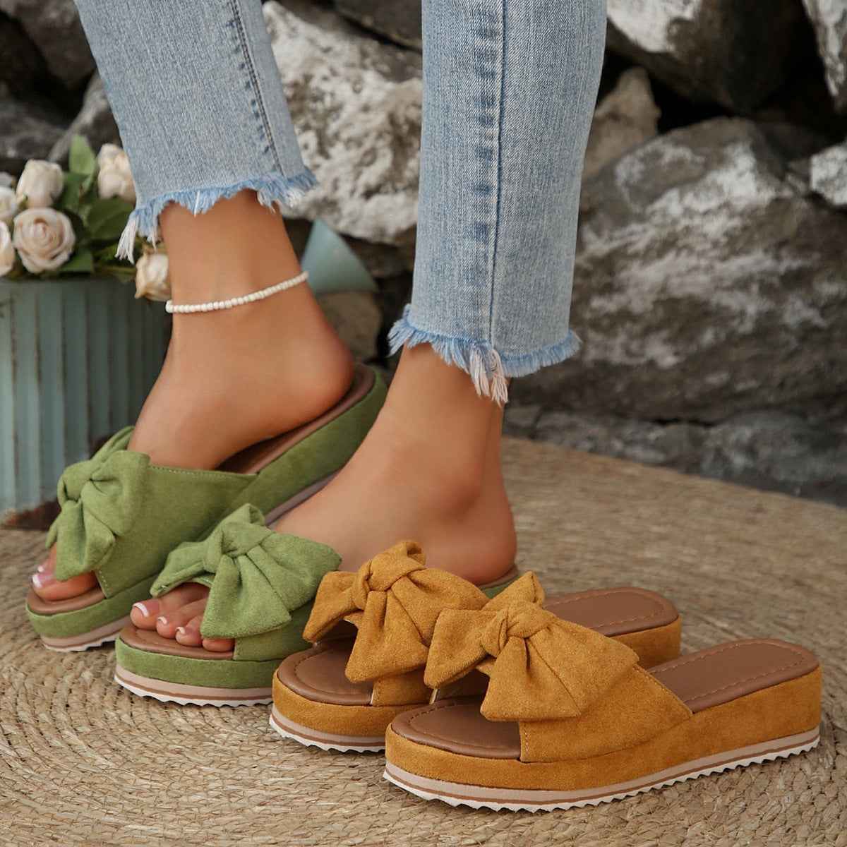 Women's Plus Size One-Strap Beach Sandals