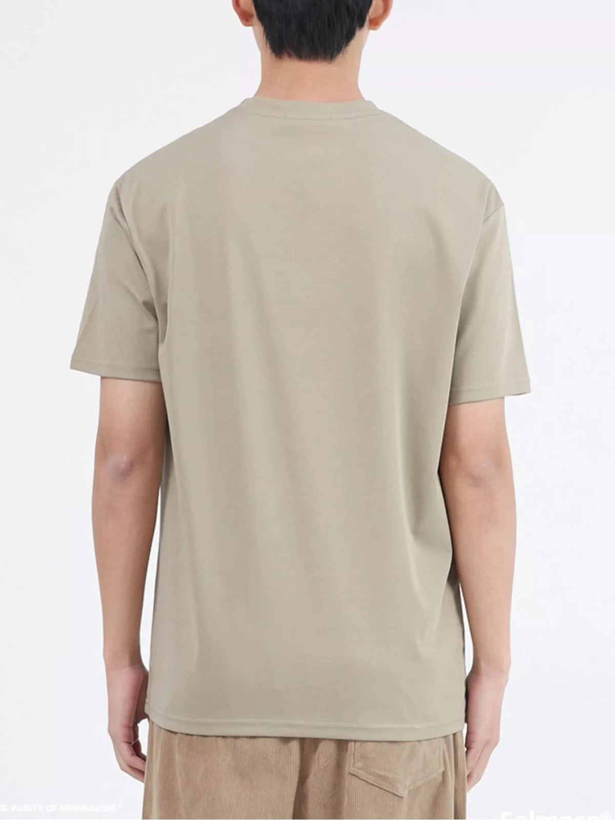 Men's Plus Size Classic Crew Neck T-Shirt