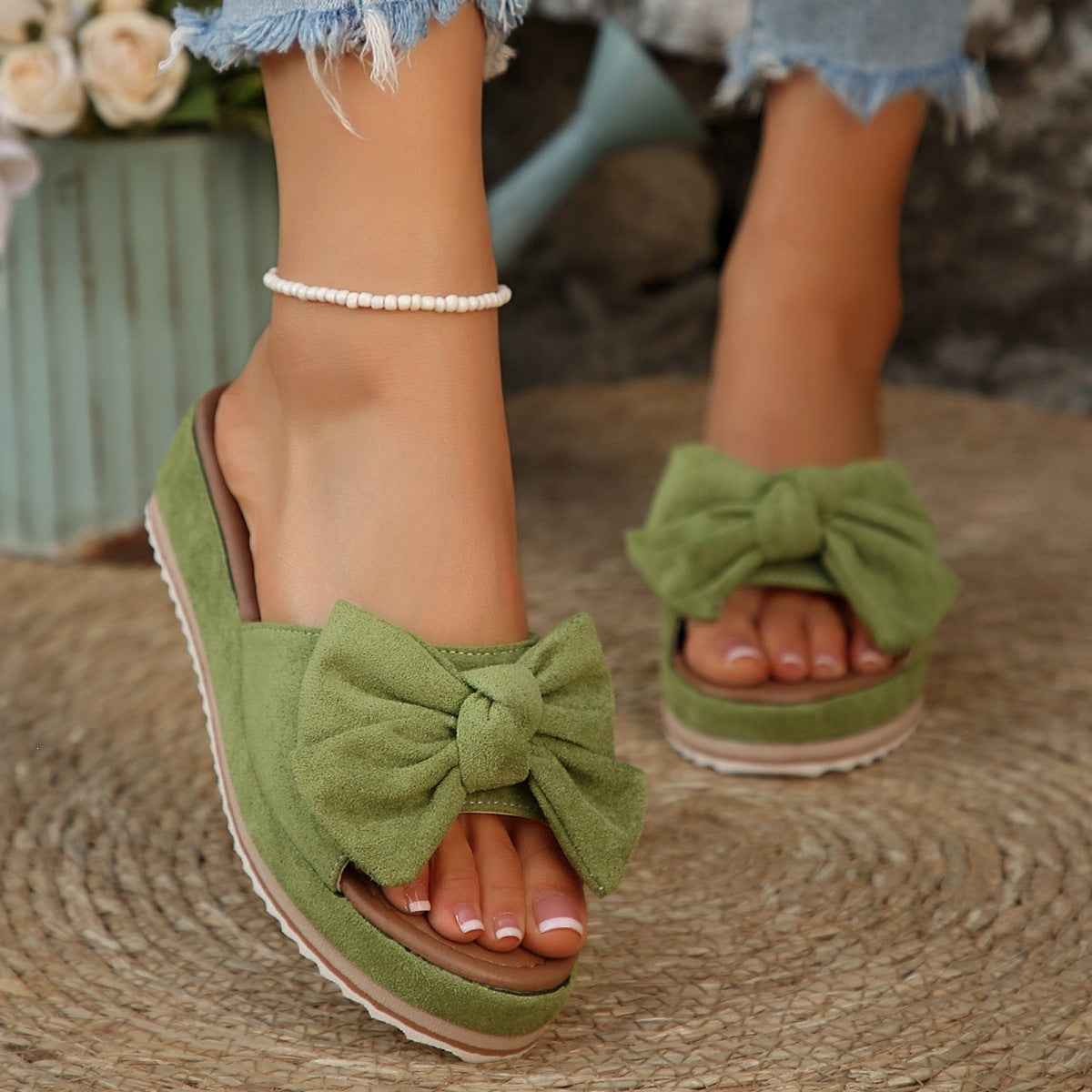 Women's Plus Size One-Strap Beach Sandals