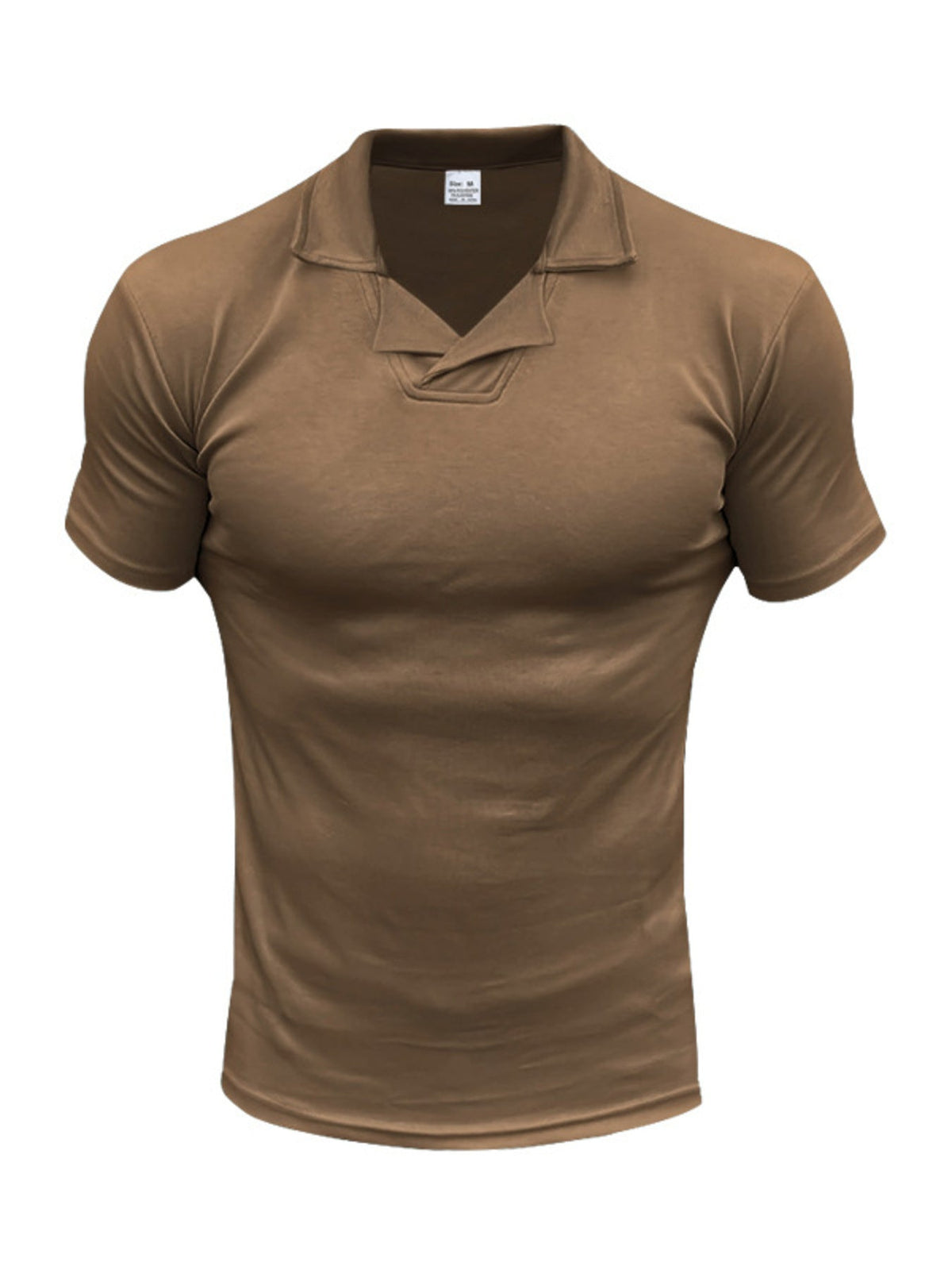 Men's Full Size Casual Short Sleeve Polo Plus Size