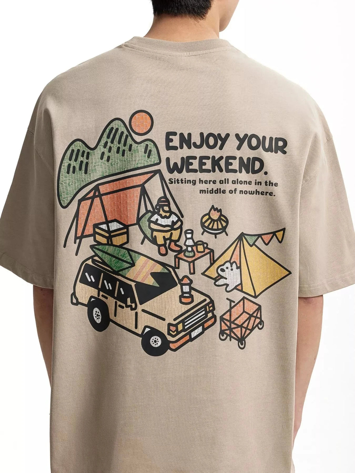 Men's Graphic Round Neck T-Shirt