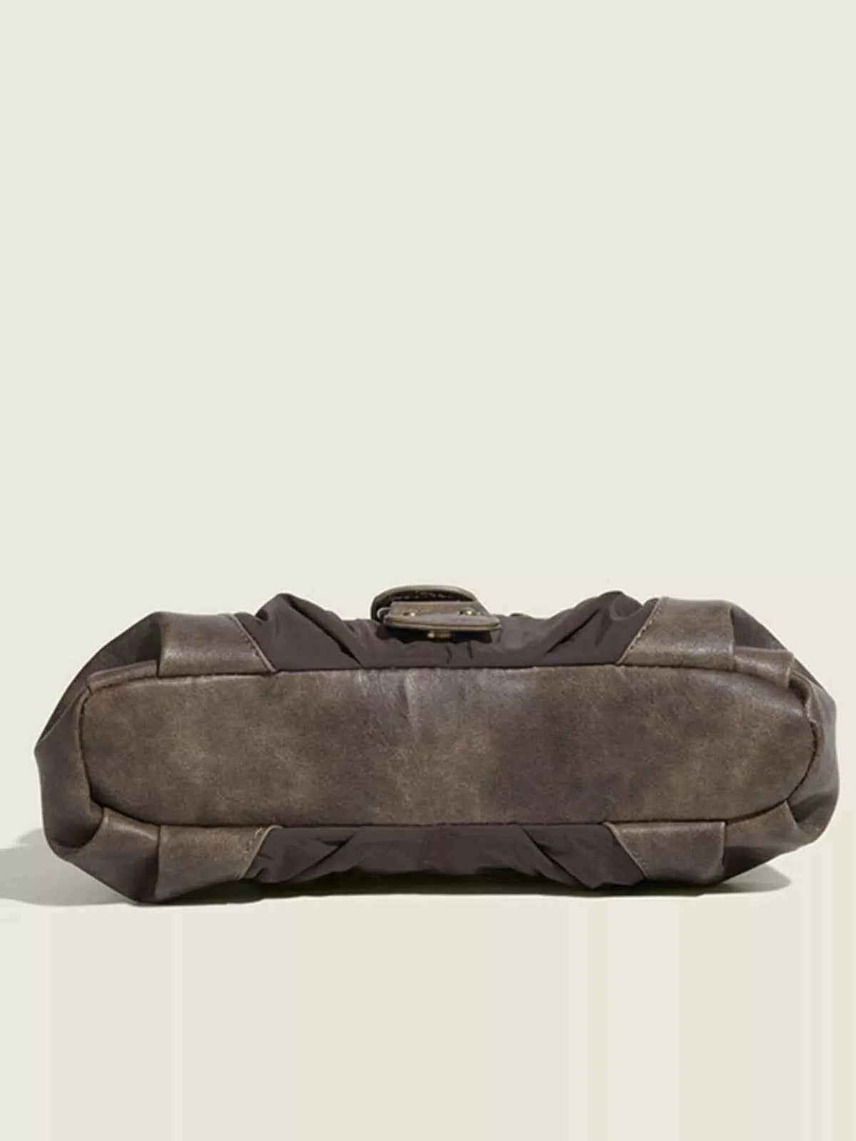 Vintage Buckle Accent Shoulder Bag
