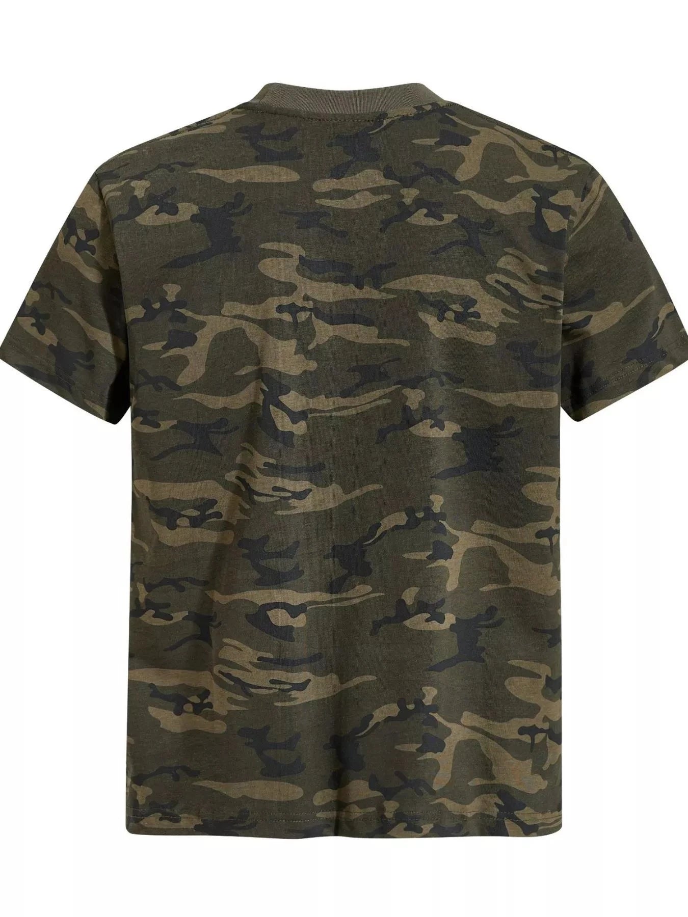 Men's Camouflage Print Short Sleeve T-Shirt