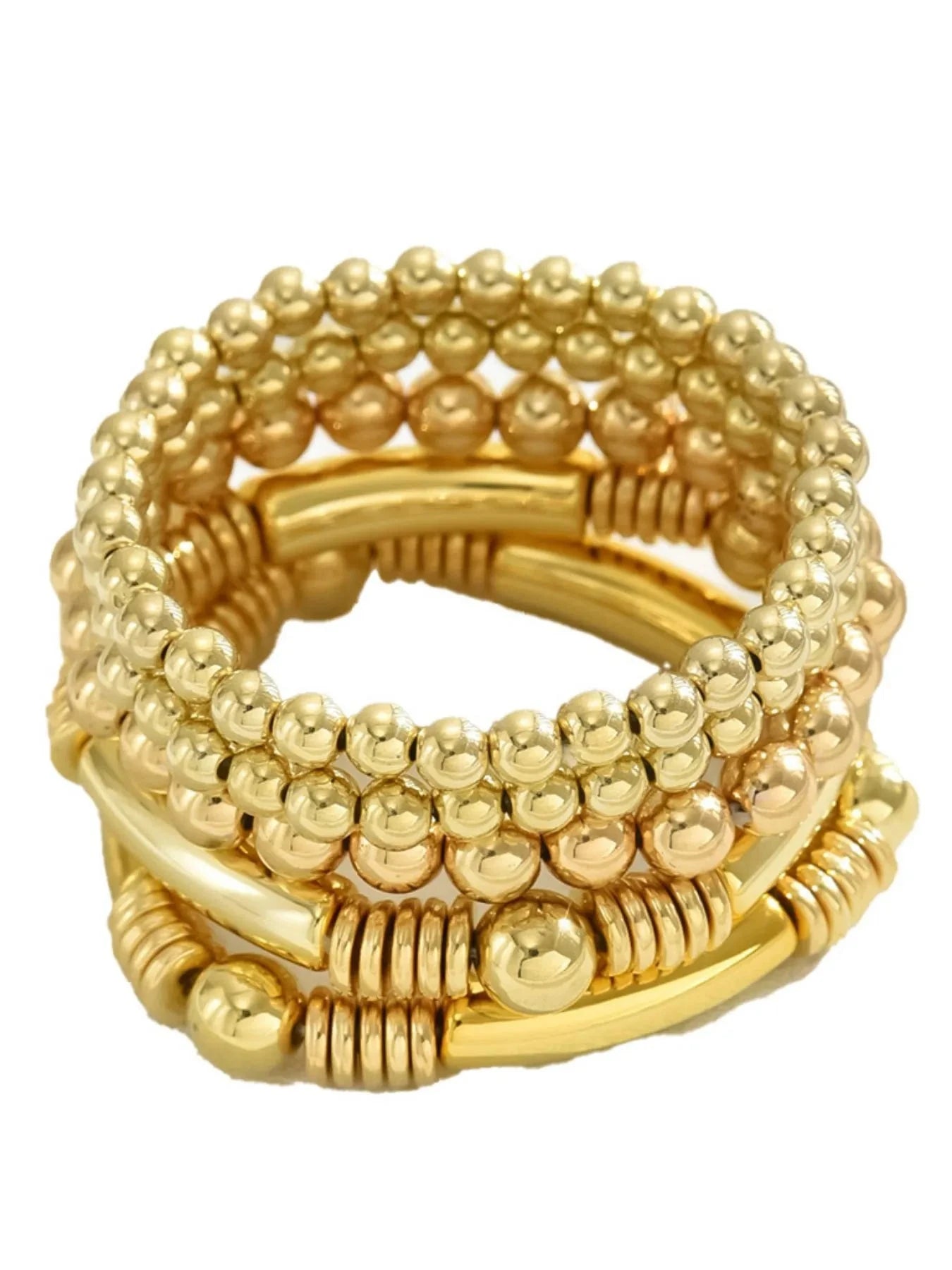 5 Piece Plastic Beaded Bracelet