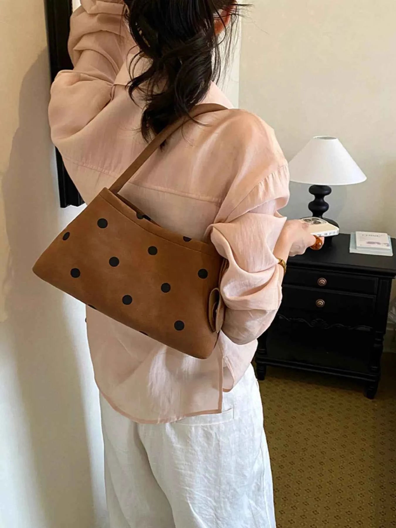 Polka Dot Shoulder Bag