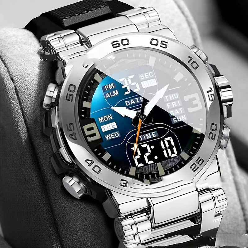 Waterproof Glow-in-the-Dark Sports Watch