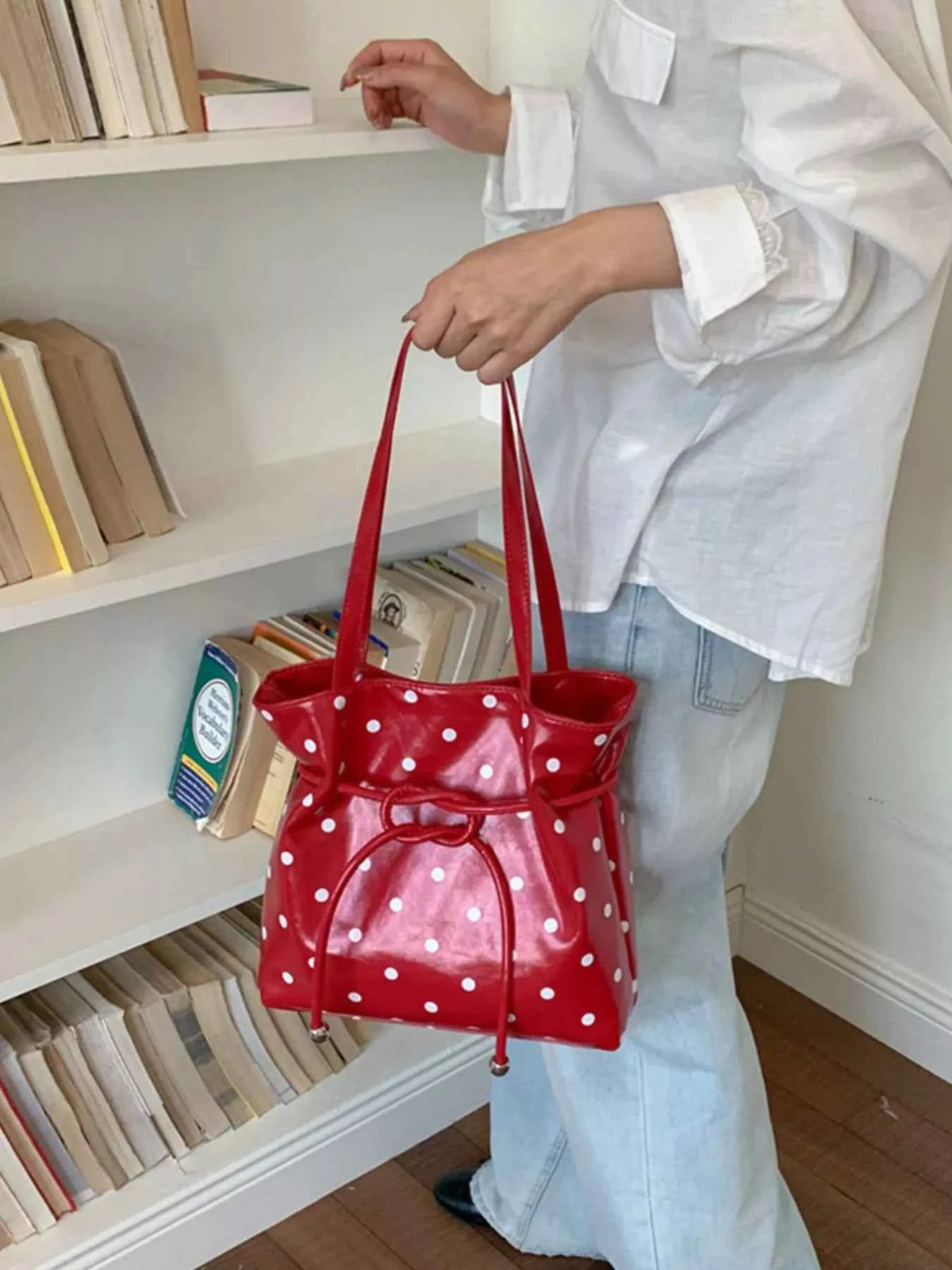 Polka Dot Shoulder Bag