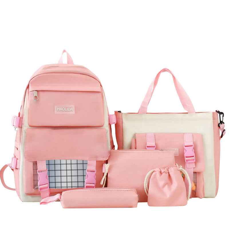 Girls' Large-Capacity School Travel Bag