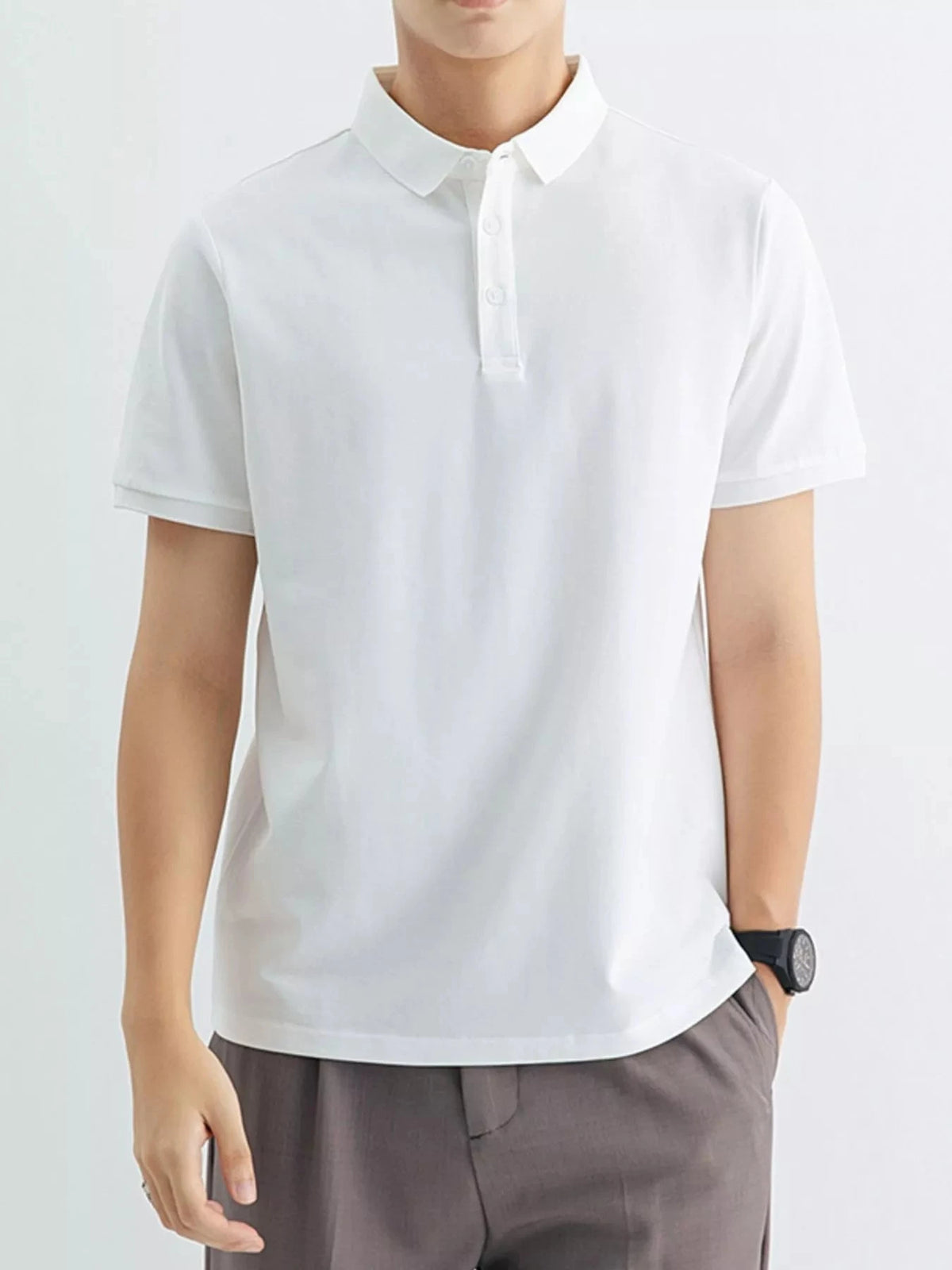 Men's Plus Size Classic Fit Short Sleeve Polo