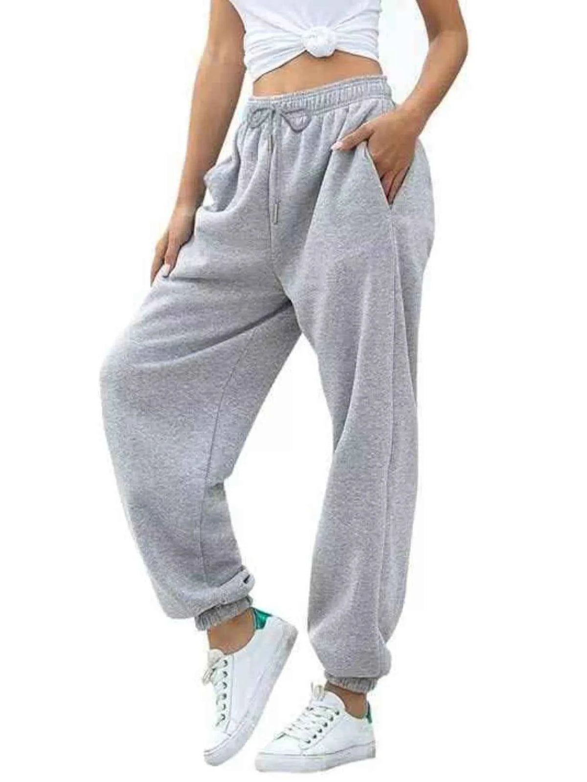 Loose Fit Drawstring Joggers