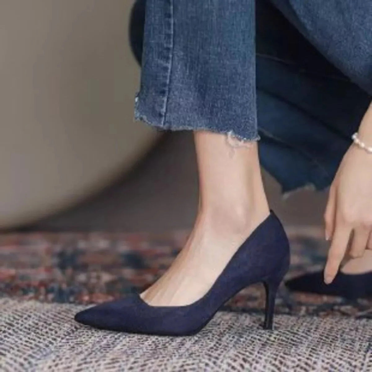 Point Toe Stiletto Pumps
