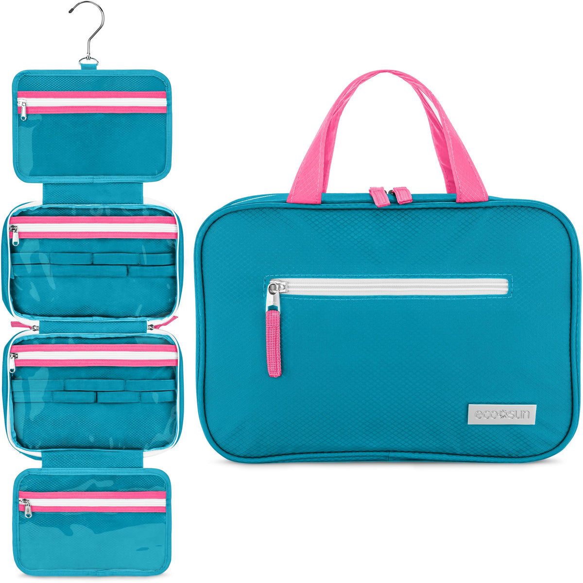 Eco Sun Hanging Travel Toiletry Bag – Your Ultimate Water-resistant Travel Organizer - Amaryllisstores
