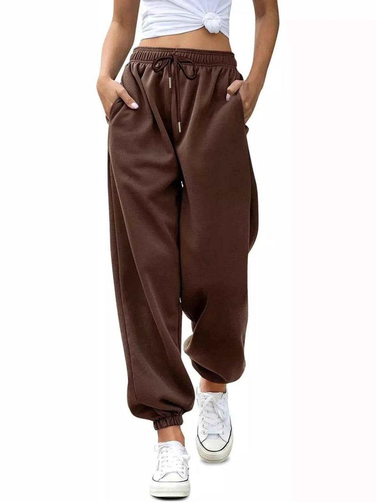 Loose Fit Drawstring Joggers