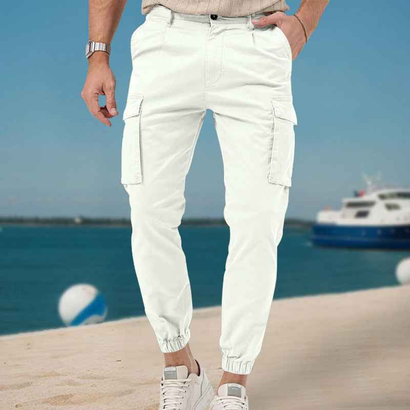 Multi-Pocket Cargo Jogger Pants