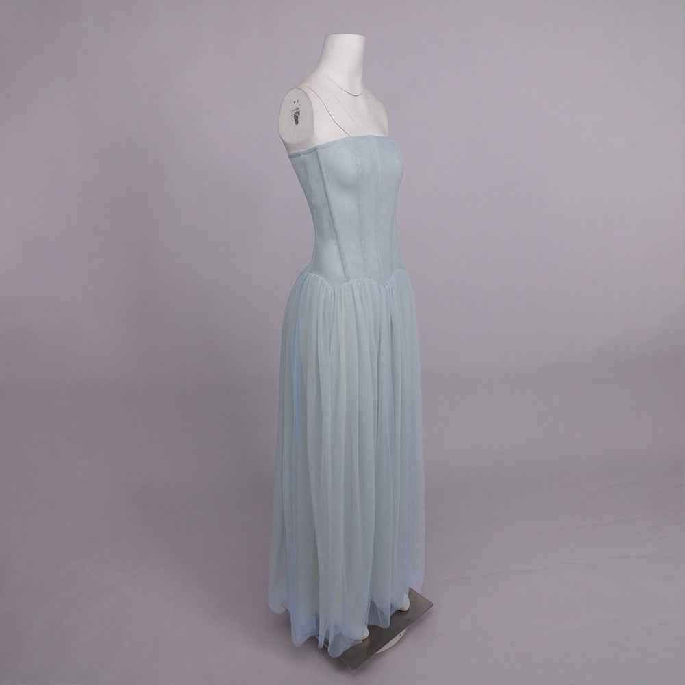 Off-the-shoulder Mesh Strapless Dress For Women